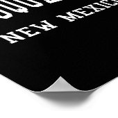 Albuquerque - New Mexico - Throwback Design - Clic Poster (Ecke)