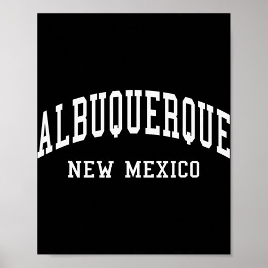 Albuquerque - New Mexico - Throwback Design - Clic Poster (Vorne)