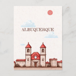 Albuquerque New Mexico Travel Postcard Postkarte