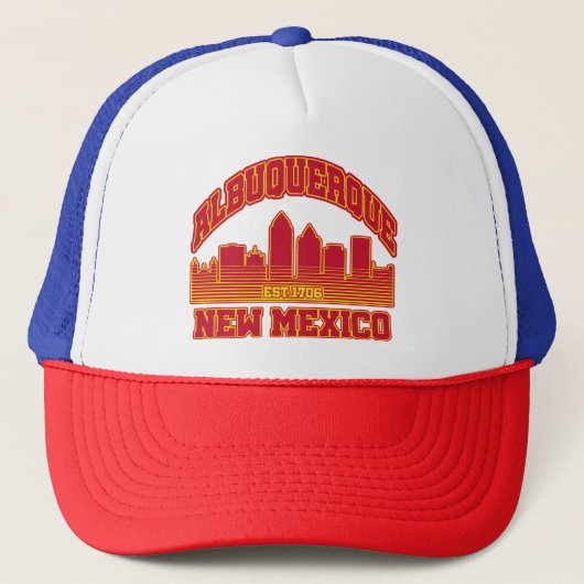 Albuquerque, New Mexico Truckerkappe (Vorderseite)