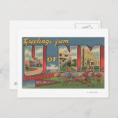 Albuquerque, New Mexico - Universität NM Postkarte (Vorne/Hinten)
