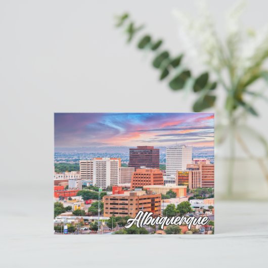 Albuquerque, New Mexico, Vereinigte Staaten Postkarte (Stehend Vorderseite)