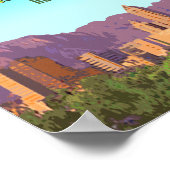 Albuquerque New Mexico Vintag Poster (Ecke)