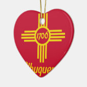 Albuquerque, New Mexiko, Vereinigte Staaten Keramik Ornament (Links)