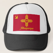 Albuquerque, New Mexiko, Vereinigte Staaten Truckerkappe (Vorderseite)