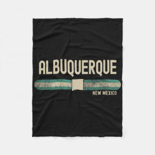 Albuquerque Nm New Mexico Reise & 80er Stil Fleecedecke