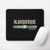 Albuquerque Nm New Mexico Travel & 80s Style Mousepad (Mit Mouse)