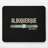 Albuquerque Nm New Mexico Travel &amp; 80s Style  Mousepad (Vorne)
