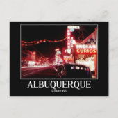 Albuquerque, NM, Rte 66, Vintag Postkarte (Vorderseite)