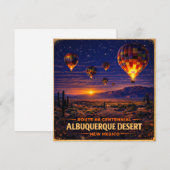Albuquerque Route 66 Wüsten-Reisestationery (Vorne/Hinten)