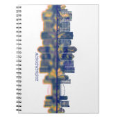 Albuquerque Skyline Notizblock (Vorderseite)