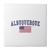 Albuquerque US-Flagge Fliese (Vorderseite)