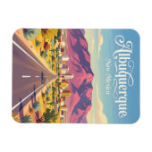 Albuquerque USA Magnet (Horizontal)