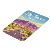 Albuquerque USA Magnet (Linke Seite)