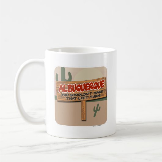 Albuquerque verließ kaffeetasse (Links)
