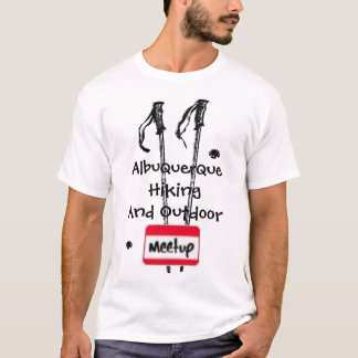 Albuquerque-Wandern und Meetup im Freien T-Shirt