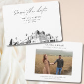 Albuquerque Wedding Modern Save the Date Einladung