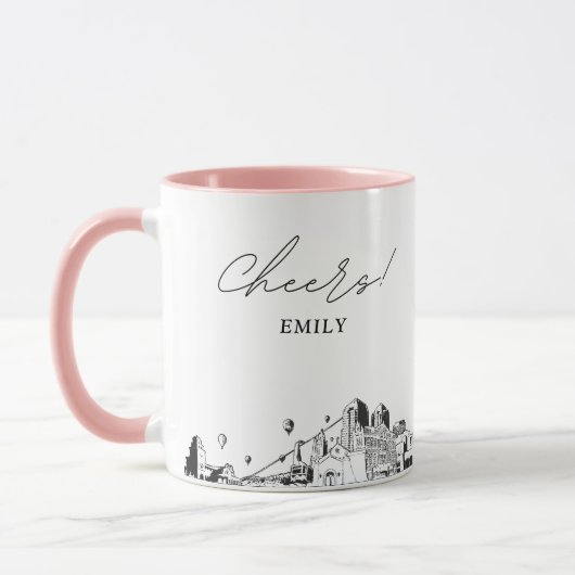 Albuquerque Wedding Personalisiert Coffee Tasse (Links)