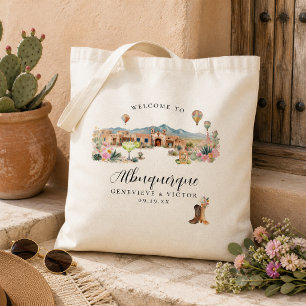 Albuquerque Wüstenhochzeits-Willkommens-Tragetasch Tragetasche