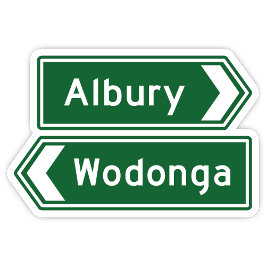 Albury Wodonga Australia Sticker