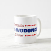 ALBURY-WODONGA - Meine Zuhause - AustralienHerz Kaffeetasse (VorderseiteRechts)
