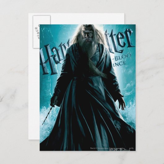 Albus Dumbledore HPE6 1 Postkarte (Vorne/Hinten)