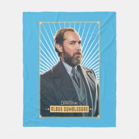 Albus Dumbledore-Zeichen Grafik Fleecedecke (Vorderseite)