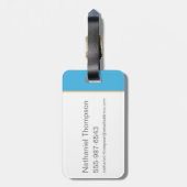 Albus Dumbledore-Zeichen Grafik Gepäckanhänger (Rückseite vertikal)