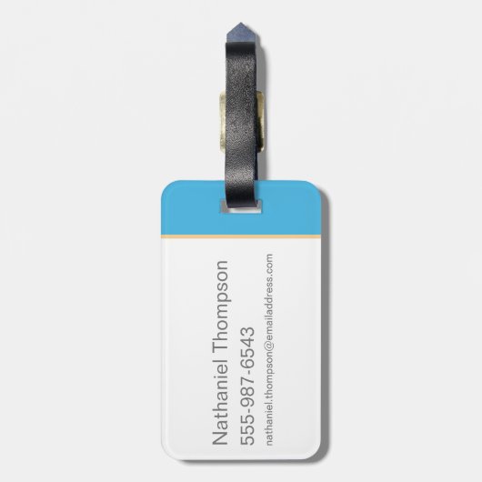 Albus Dumbledore-Zeichen Grafik Gepäckanhänger (Rückseite vertikal)