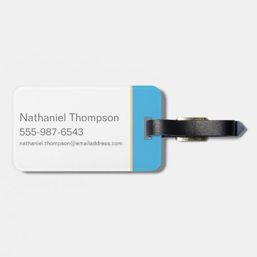 Albus Dumbledore-Zeichen Grafik Gepäckanhänger (Rückseite horizontal)