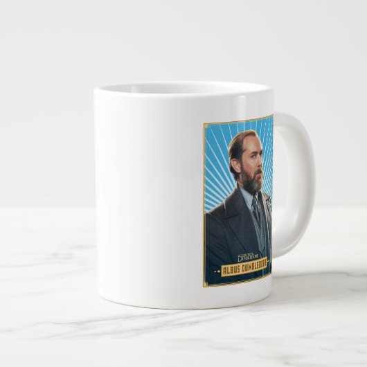 Albus Dumbledore-Zeichen Grafik Jumbo-Tasse (Vorderseite Rechts)