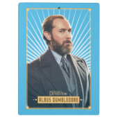 Albus Dumbledore-Zeichen Grafik Klemmbrett (Rückseite)