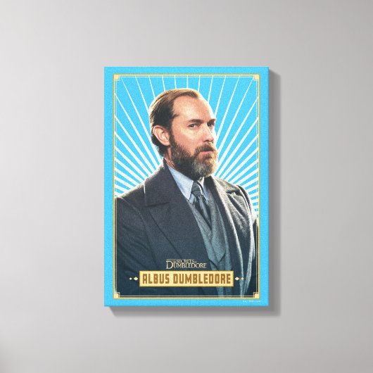Albus Dumbledore-Zeichen Grafik Leinwanddruck (Vorderseite)
