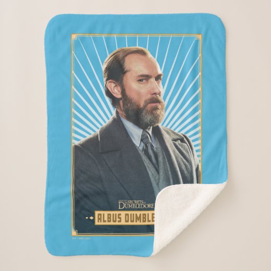 Albus Dumbledore-Zeichen Grafik Sherpadecke (Vorderseite)