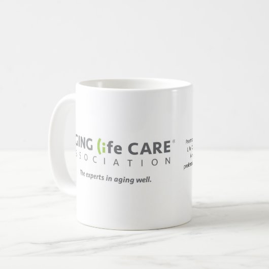 ALCA-Tasse mit Mission Kaffeetasse (Vorderseite Links)