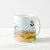 Alcalá de Henares - Cervantes u. D. Quijote Kaffeetasse (VorderseiteRechts)