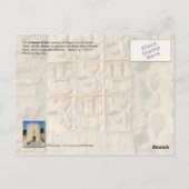 Alcantara-Brücke und Alcazar in Toledo, Spanien Postkarte (Rückseite)