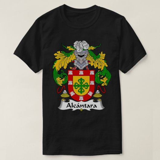 Alcantara Coat of Arms Familienwappen Premium T-Shirt (Design vorne)