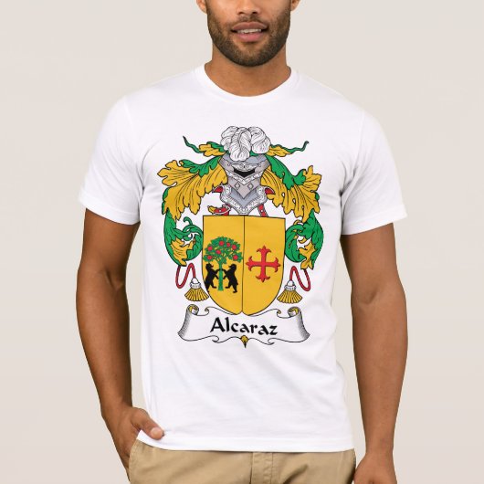 Alcaraz-Familienwappen T-Shirt (Vorderseite)