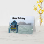 Alcatraz Ansicht Karte (Gelbe Blume)