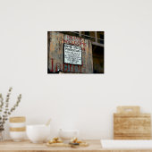 ALCATRAZ BESETZT POSTER (Küche)