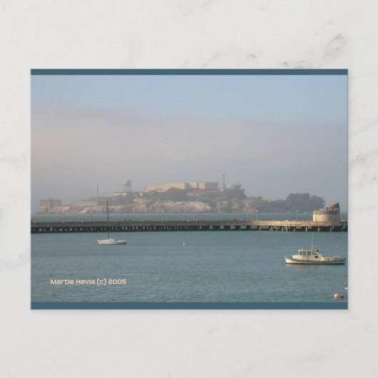 Alcatraz | Blue Beach Song™ Postkarte (Vorderseite)