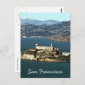 Alcatraz-Bucht Postkarte (Vorne/Hinten)