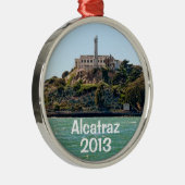 Alcatraz-Feiertagsornament Ornament Aus Metall (Rechts)