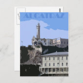 Alcatraz Gefängnis Postkarte (Vorne/Hinten)