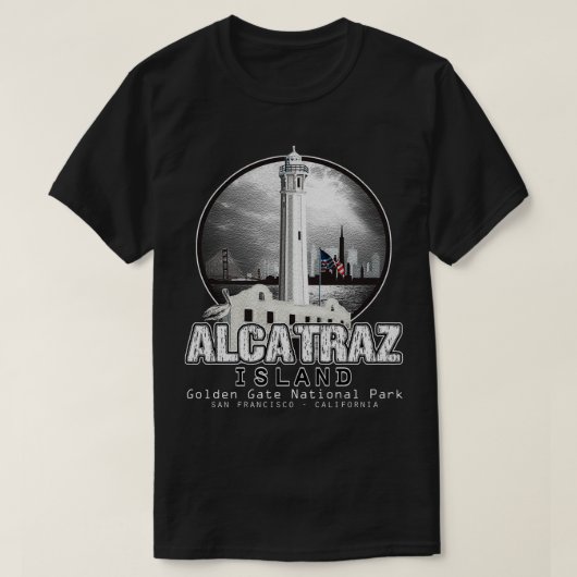 Alcatraz Golden Gate National Park San Francisco S T-Shirt (Design vorne)