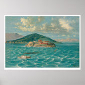 Alcatraz in der Bucht von San Francisco (1856A) Poster (Vorne)