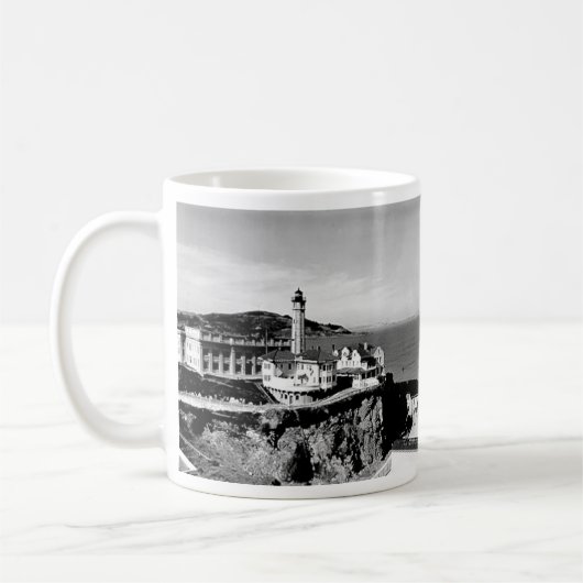 Alcatraz Insel-Leuchtturm Kaffeetasse (Links)