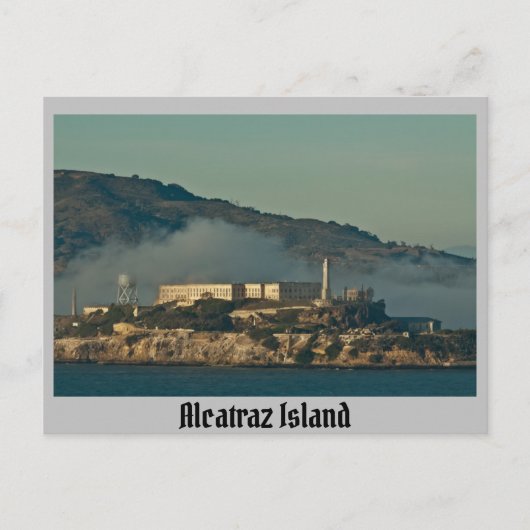 Alcatraz-Insel Postkarte (Vorderseite)