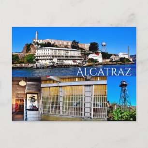 ALCATRAZ-INSEL SAN FRANCISCO KALIFORNIEN POSTKARTE